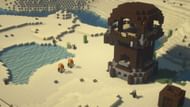Pillager outposts are dangerous structures (Image via Minecraft)